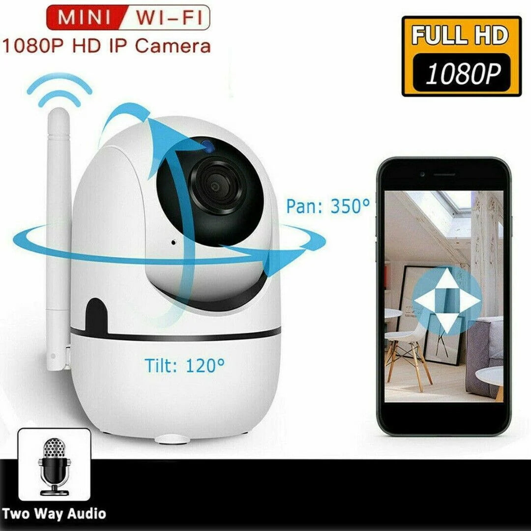 1080P WiFi Indoor Security Camera - Night Vision, Baby & Pet Monitor - Indoor Security Camera Readi Gear