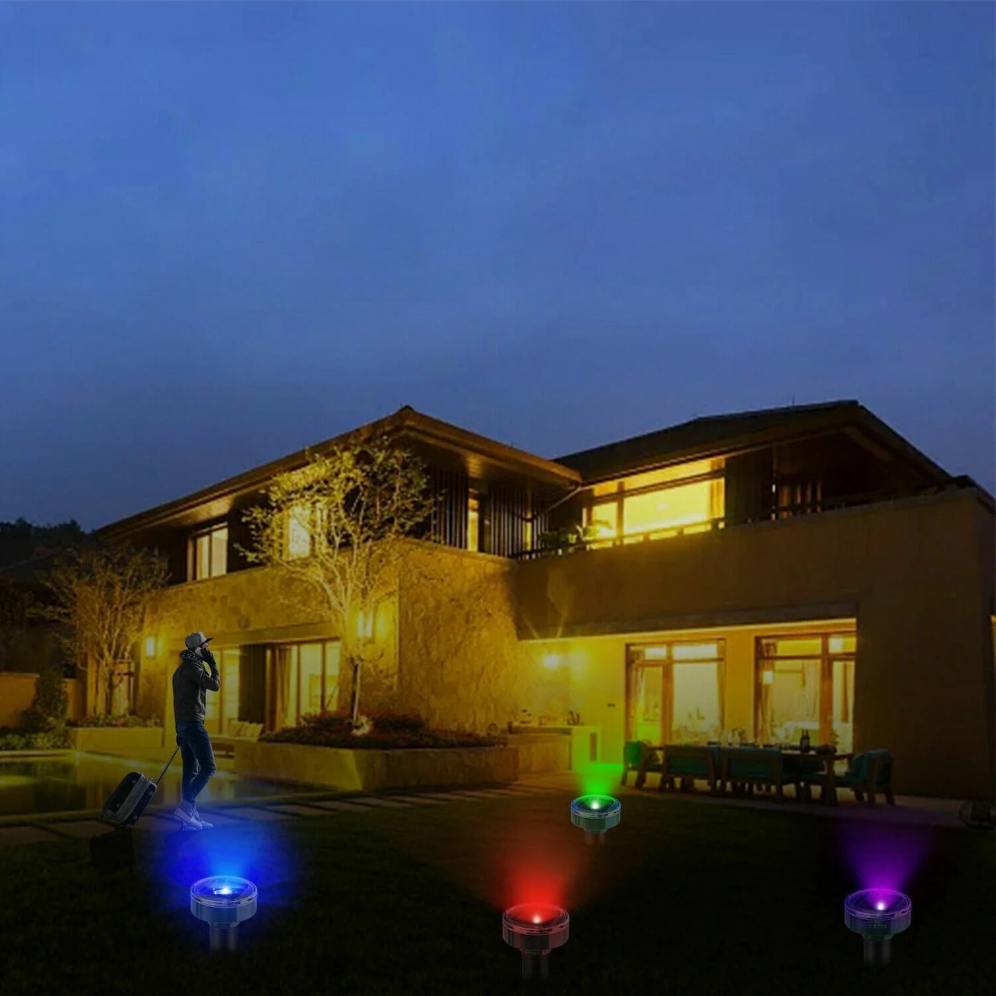 Solar-Powered Ultrasonic Pest Repeller 2-Pack - Moles, Mice, Rodents - Solar-Powered Ultrasonic Pest Repeller 2-Pack - Moles, Mice, Rodents Readi Gear