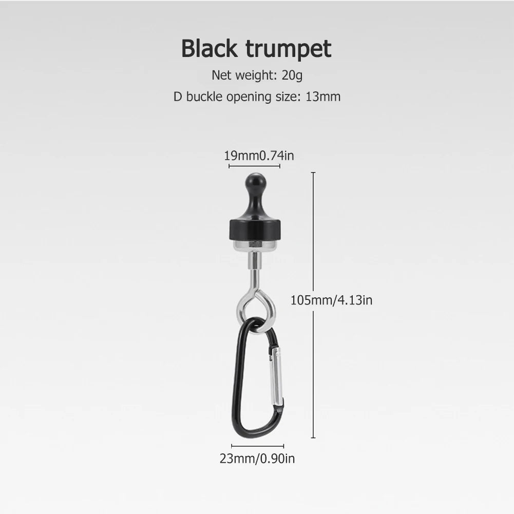 Heavy Duty Magnetic Carabiner Tent Clip for Hanging Gear - 5 Pack - Magnetic carabiner tent clip Readi Gear