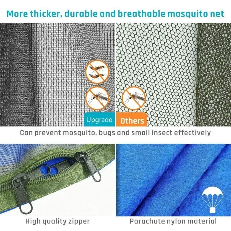 AdventurePro 2-Person Camping Hammock with Anti-Mosquito Net - hammock with mosquito net Readi Gear