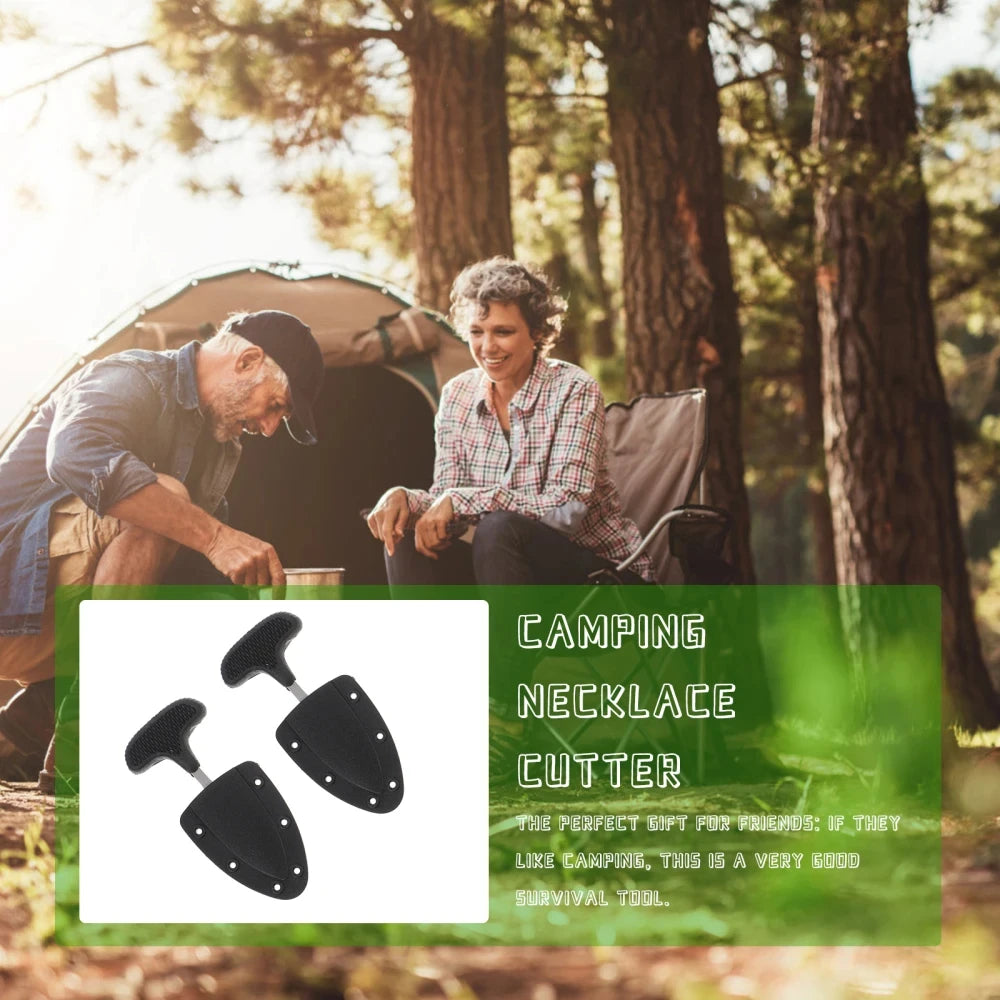 Survival Necklace Knife – Stainless Steel Blade w/Sheath - Necklace knife Readi Gear