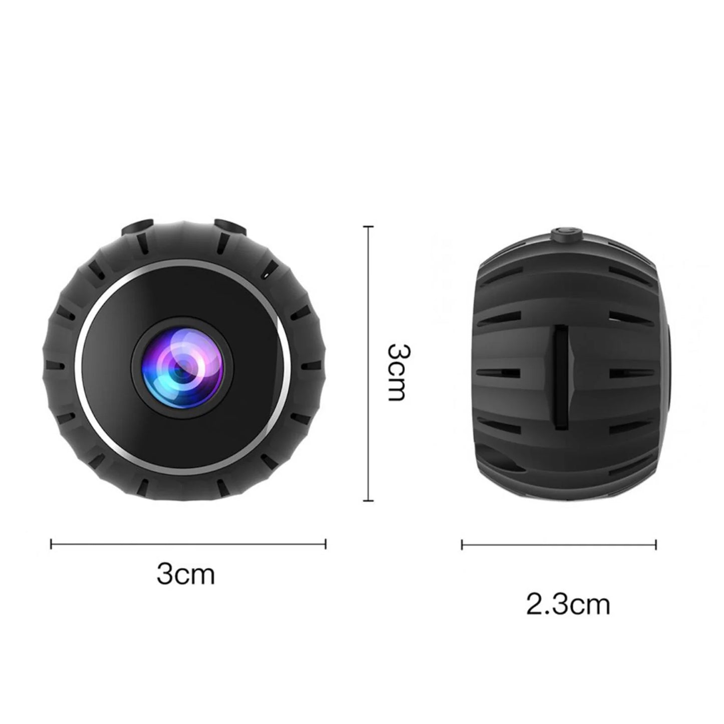 StealthView 360° Mini HD Wifi Wireless Nanny Spy Camera - Readi Gear