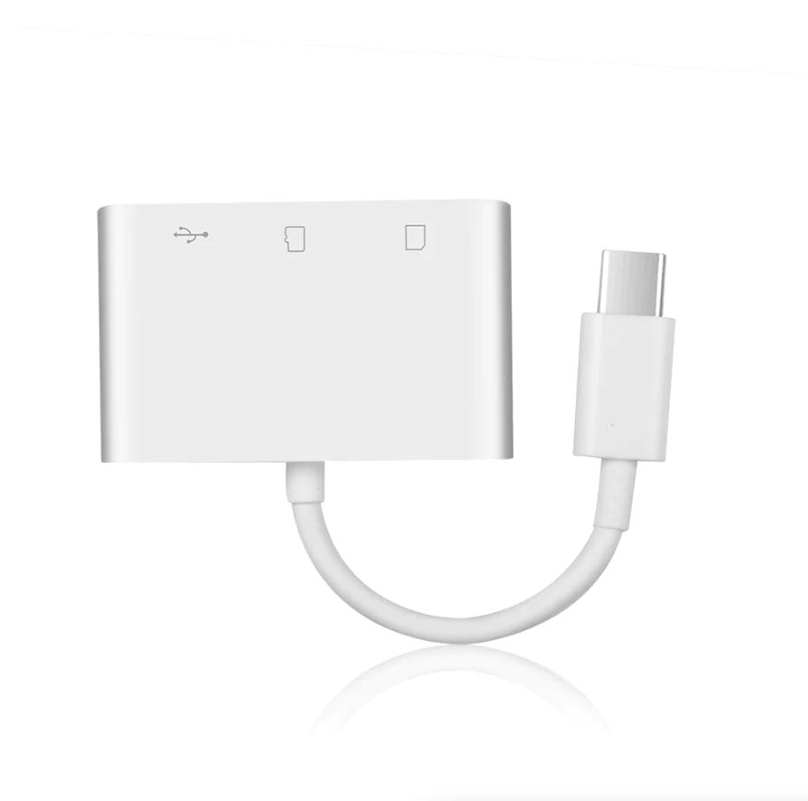 PowerHub USB-C 3-in-1 Adapter with SD Card Reader - USB-C Adapters & Hubs Readi Gear