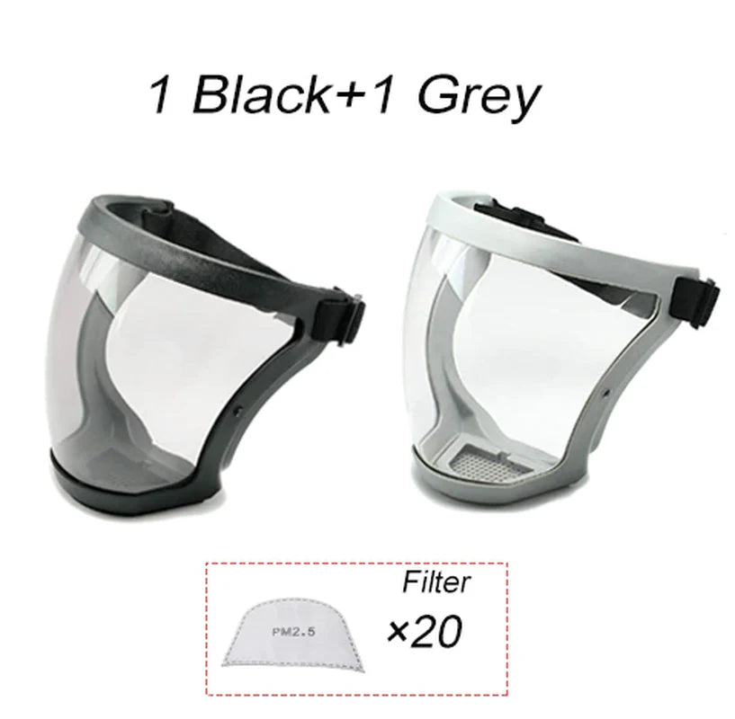 ClearGuard Full Face Shield - Anti-Fog Virus Protection Mask - Face shield Readi Gear
