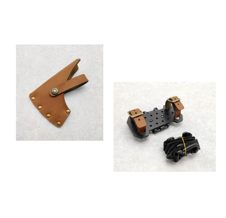 WildernessPro Universal Leather Axe Cover & Holster - Leather axe cover and holster Readi Gear