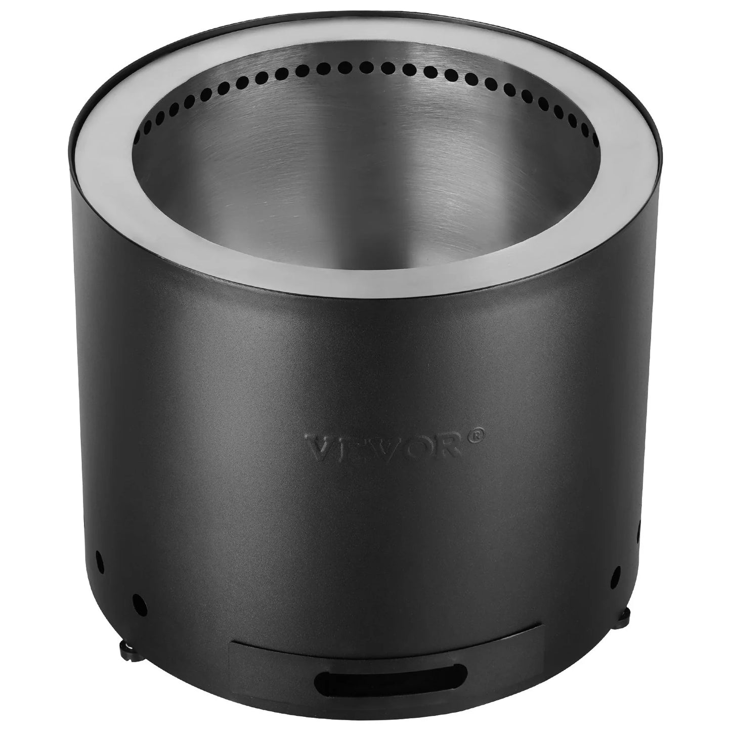 15" Smokeless Fire Pit – Portable Stainless Steel Outdoor Stove