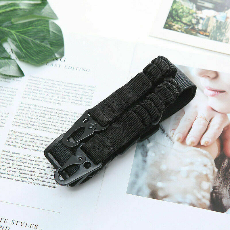 Tactical Rifle Sling - 2 Point Hooks Shoulder Strap - Dual Point Rifle Sling Readi Gear