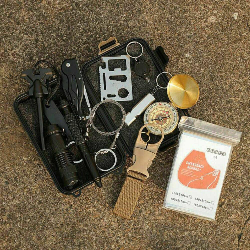 SurvivalPro 14-in-1 Outdoor Emergency Kit - Emergency Survival Kit Readi Gear