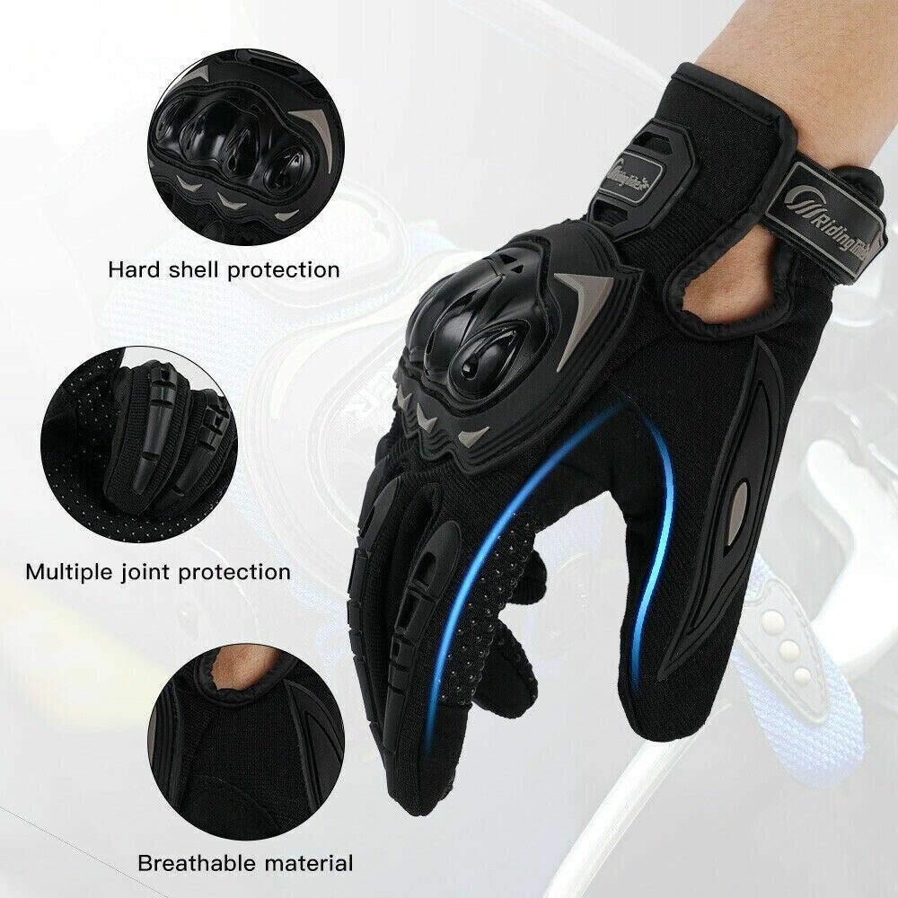 RideArmor Full Protection Touchscreen Motorcycle Gloves - Motorcycle gloves Readi Gear