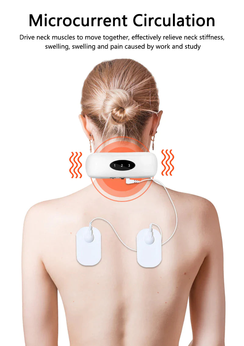 Electric Pulse Neck Massager for Pain Relief - 8 Modes & Magnetic Therapy - Readi Gear