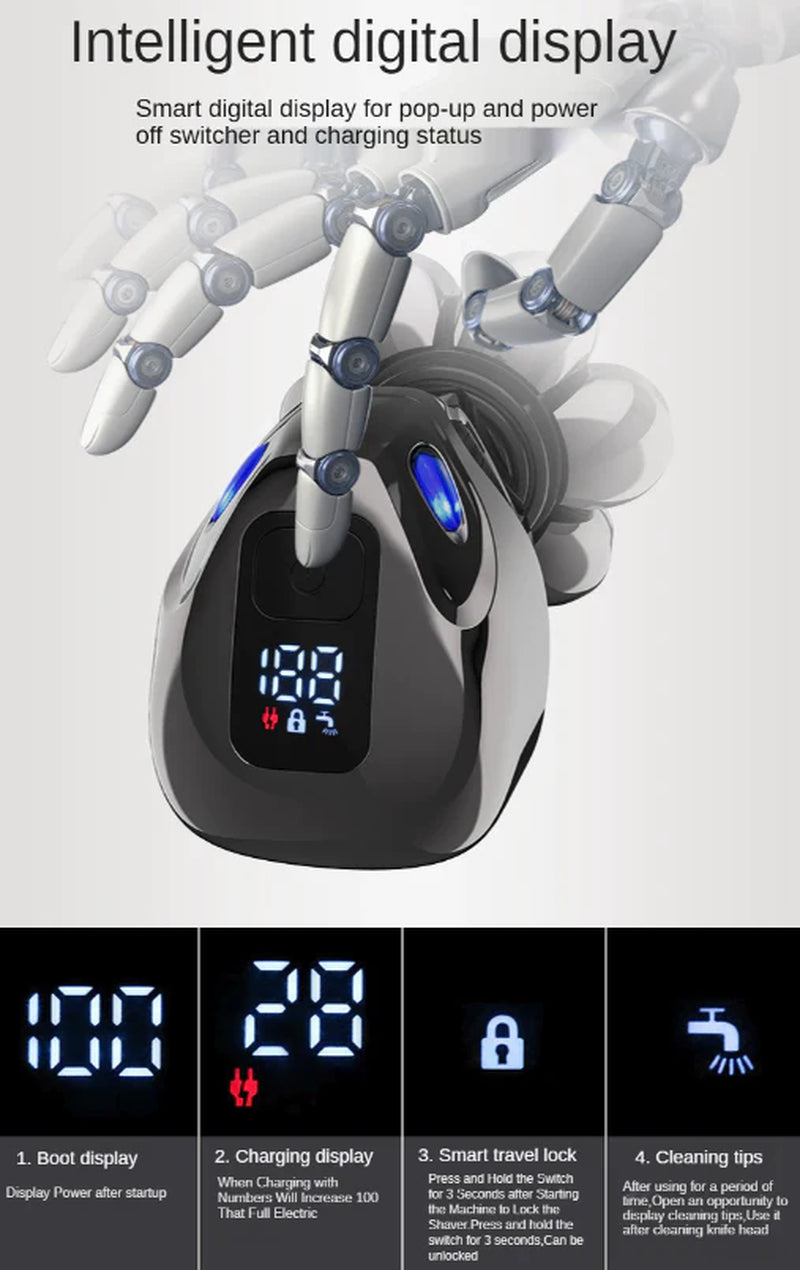 7D Pro Series Cordless Head Shaver & Hair Trimmer Kit for Men - Readi Gear