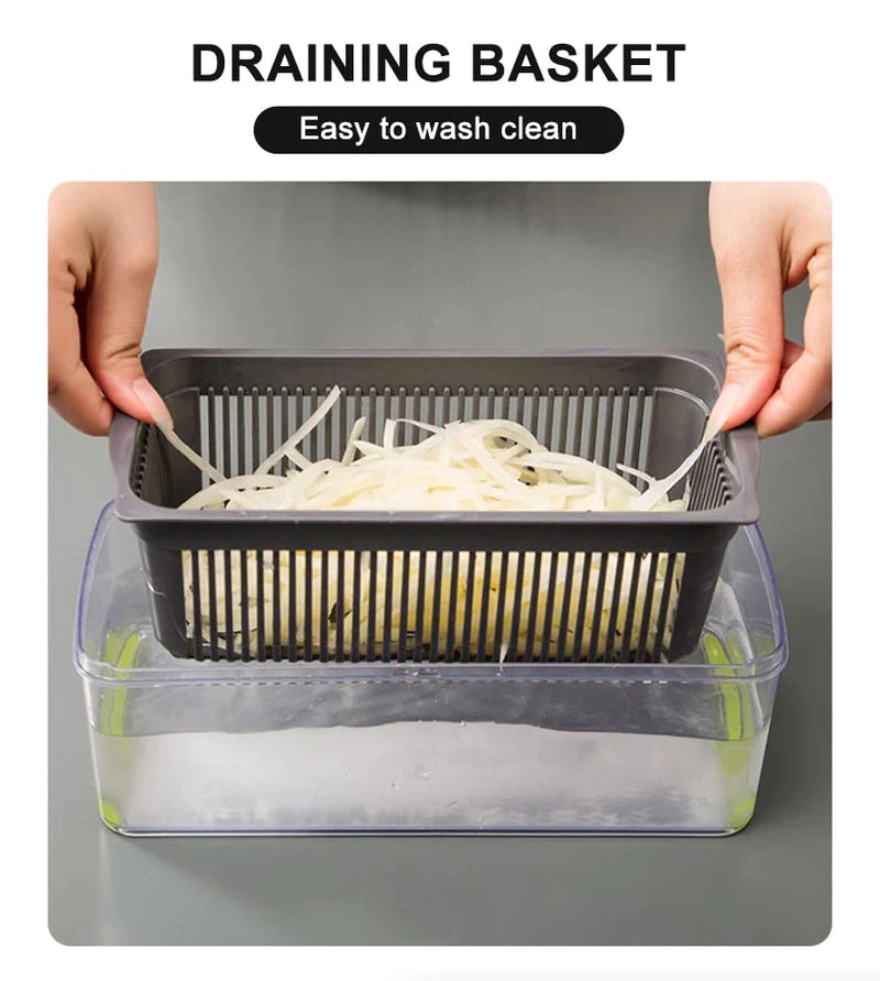 MasterChef 14-Piece Vegetable Fruit Chopper Dicer Slicer Set - Kitchen Slicer Readi Gear