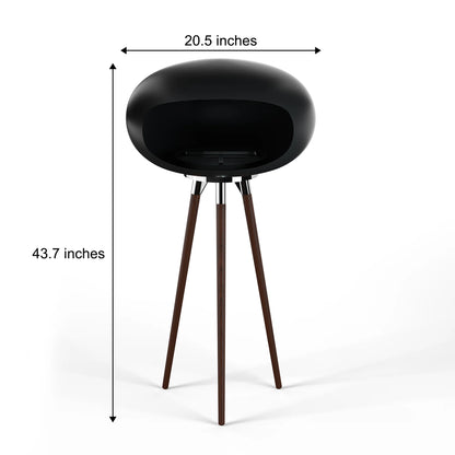 Rustic Flame Tripod Fireplace - Smokeless Indoor & Outdoor Warmth - Indoor/Outdoor Ethanol Fireplace Readi Gear