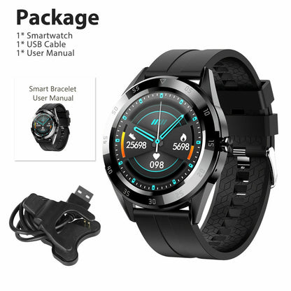 AquaTech Bluetooth Smartwatch with Heart Rate & Fitness Tracker - Bluetooth Smartwatch Fitness Tracker Readi Gear