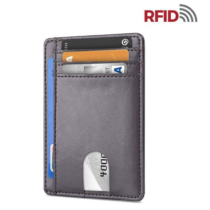 ShieldMate Mens Leather RFID Blocking Wallet - RFID Blocking Credit Card Holder Readi Gear