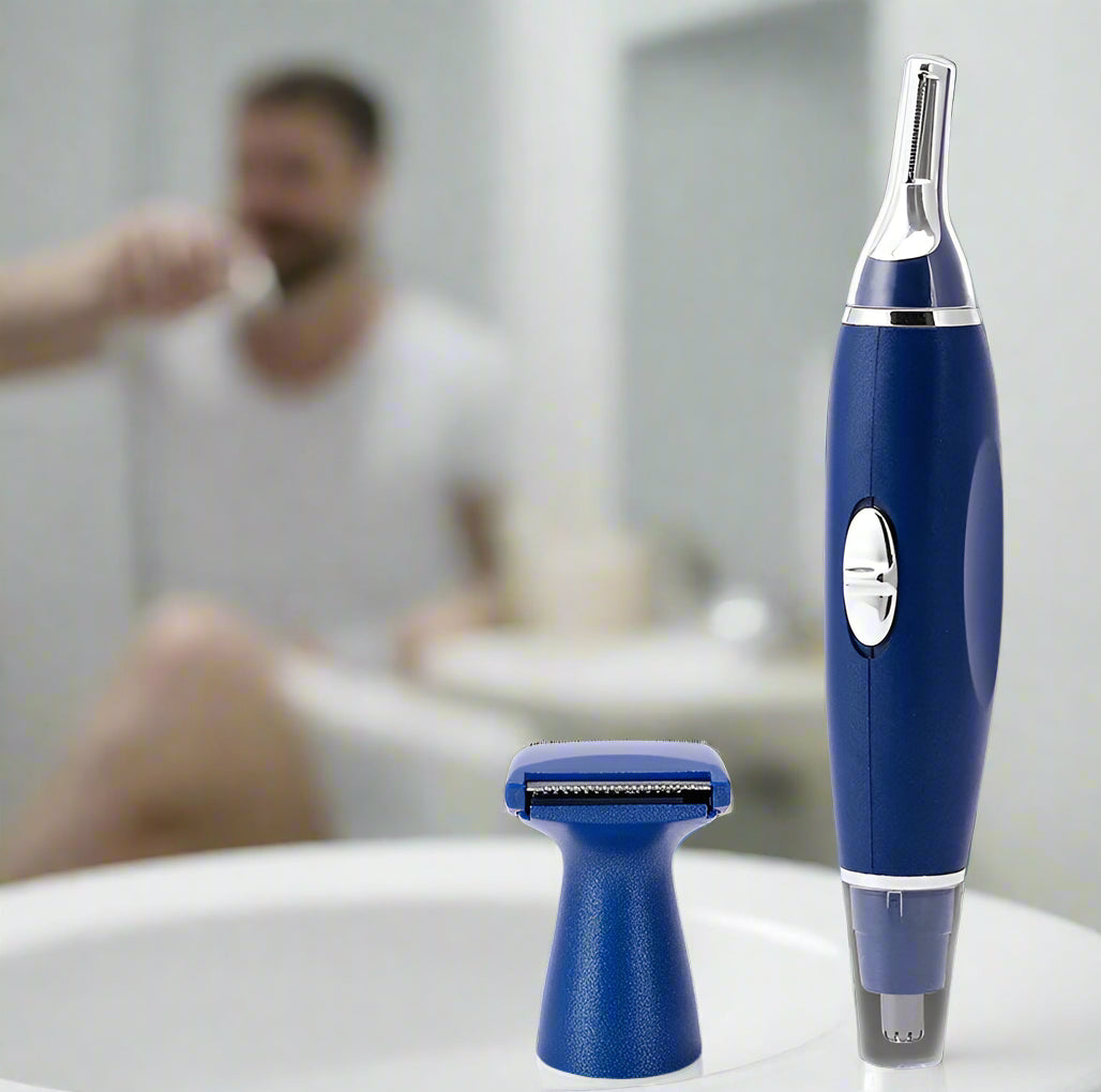 TrimMaster 3-in-1 Electric Groomer - Nose, Ear & Eyebrow Shaver - Readi Gear