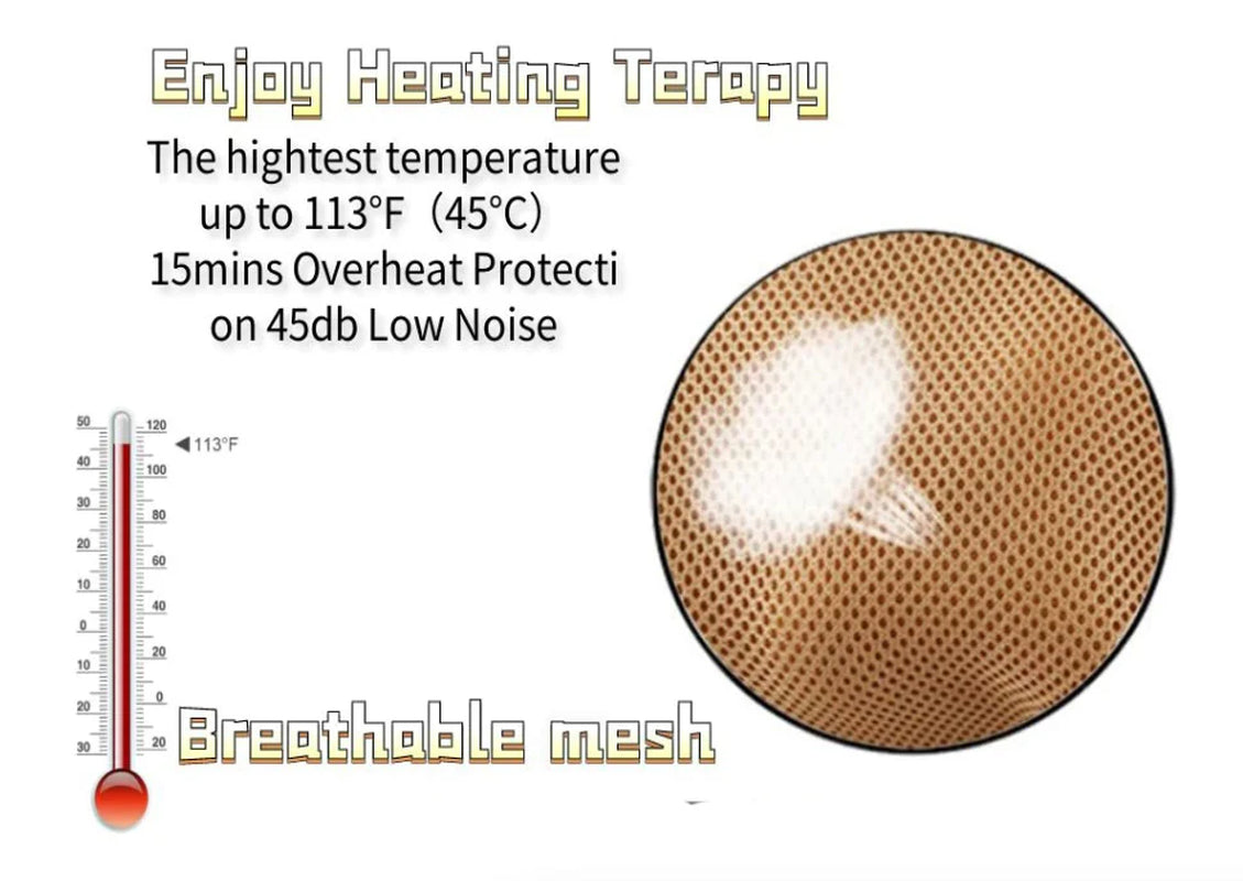 Deep Tissue Heated Shiatsu Massager for Neck, Back, and Shoulders - Readi Gear