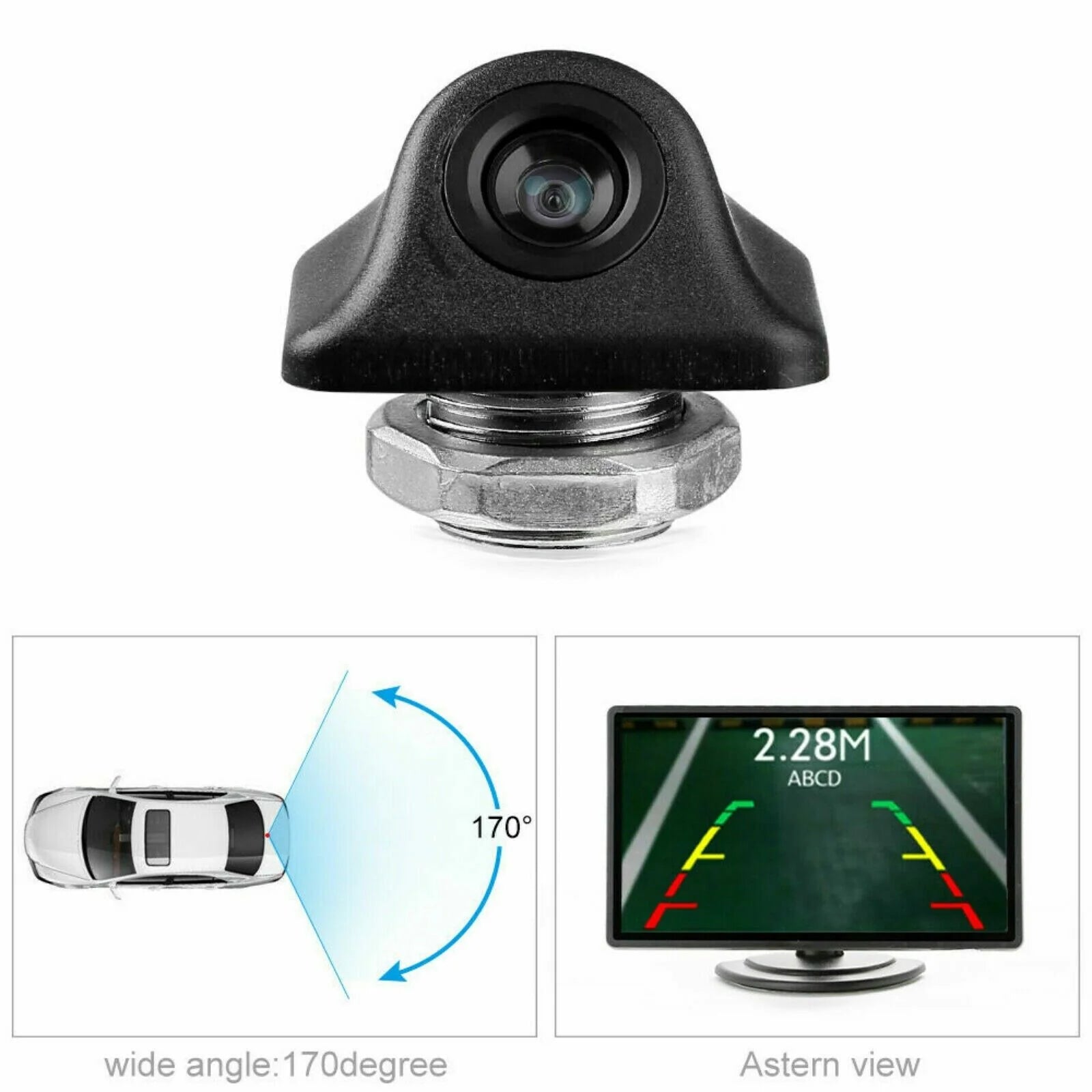 SafeDrive HD 1080P Backup Camera - Night Vision, 170° Wide Angle - Backup Camera Readi Gear