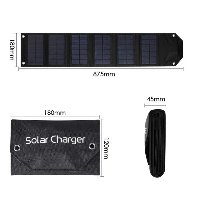 SunSprint Portable Foldable Solar Panel Charger - SunSprint Portable Foldable Solar Panel Charger Readi Gear
