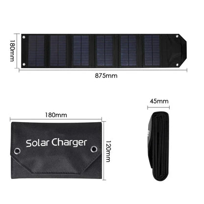 SunSprint Portable Foldable Solar Panel Charger - SunSprint Portable Foldable Solar Panel Charger Readi Gear