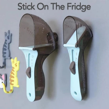 QuickMeasure Magnetic Measuring Set - For Dry & Liquid Ingredients - Adjustable measuring cup and spoon set Readi Gear