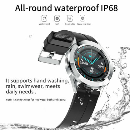 AquaTech Bluetooth Smartwatch with Heart Rate & Fitness Tracker - Bluetooth Smartwatch Fitness Tracker Readi Gear