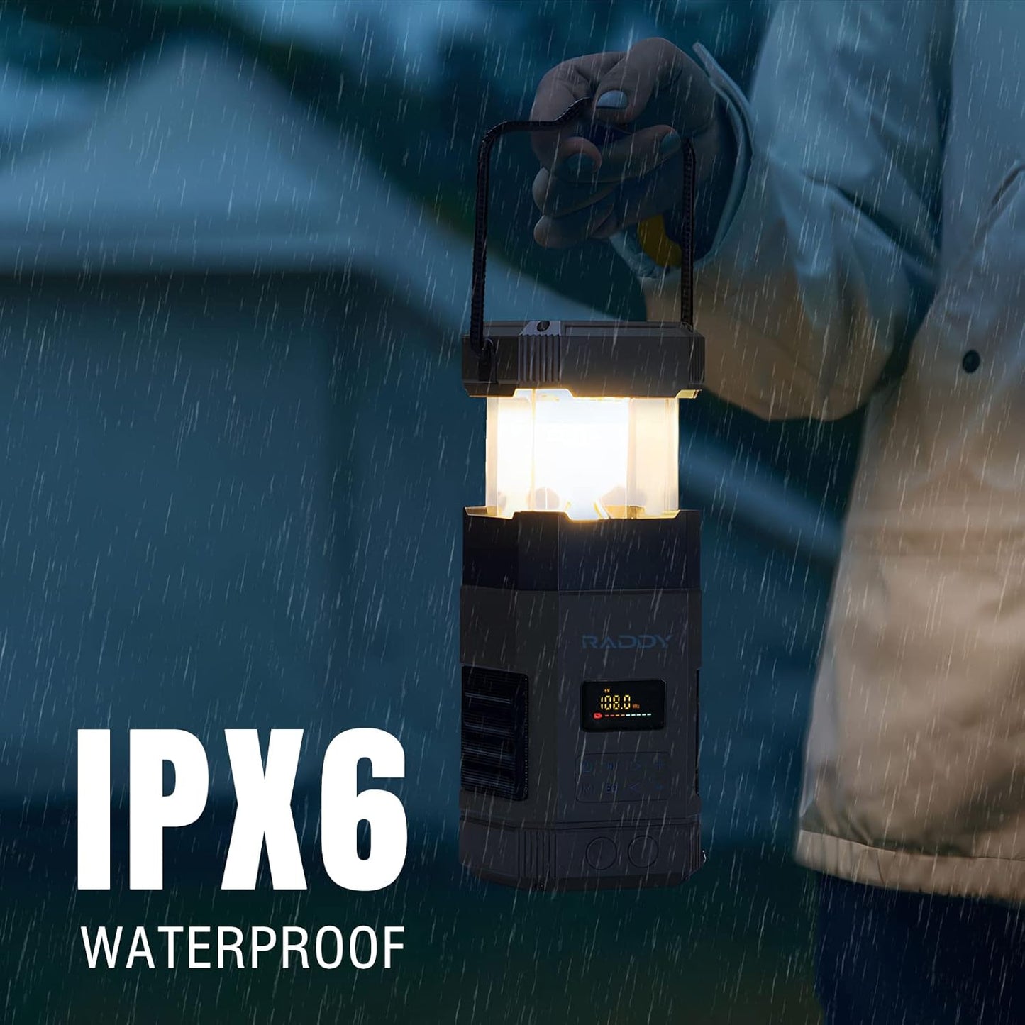 SurvivorPro SL10 - Solar Crank Lantern, Radio & Power Bank - Solar Crank Survival Lantern, Radio & Power Bank Readi Gear