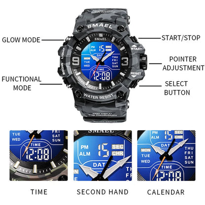 ShadowGuard Camo Military Sport Watch - Readi Gear
