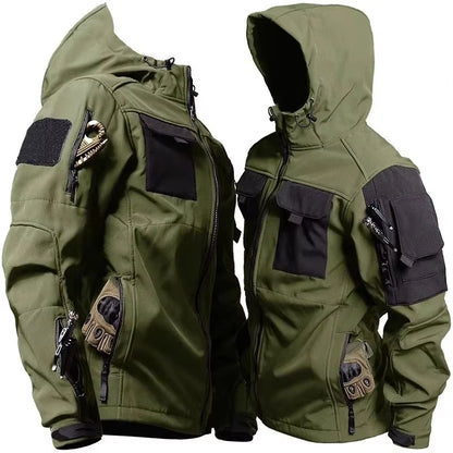 SpecOps Waterproof Tactical Jacket - Combat-Ready Multi-Pocket Softshell - Tactical Jacket Readi Gear