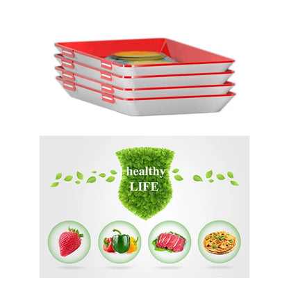 FreshGuard Stackable Food Preservation Tray - Reusable & Eco-Friendly - Food preservation tray Readi Gear