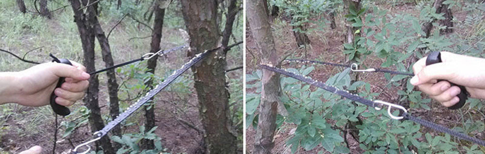 Compact Camping Hand Chain Saw: Essential Survival Tool - camping hand chain saw Readi Gear