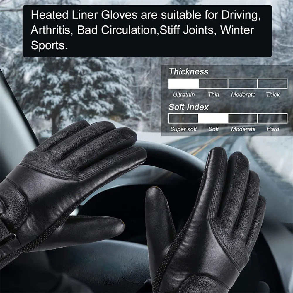 Winter USB Heated Gloves - Thermal, Waterproof, Touchscreen Hand Warmers - USB Winter Gloves Readi Gear