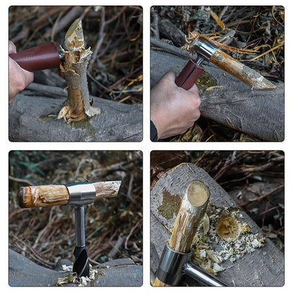 Survivor’s Auger Drill Tool - Handheld Bushcraft & Camping Essential - Auger drill tool Readi Gear