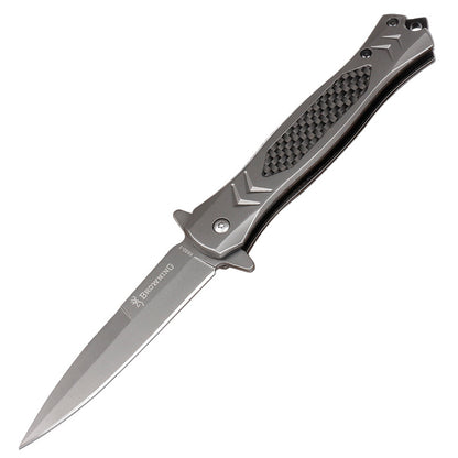 Browning Multifunctional Survival Knife - Steel & Carbon Fiber Handle - Browning Multifunctional Survival Knife - Stainless Steel & Carbon Fiber Handle Readi Gear