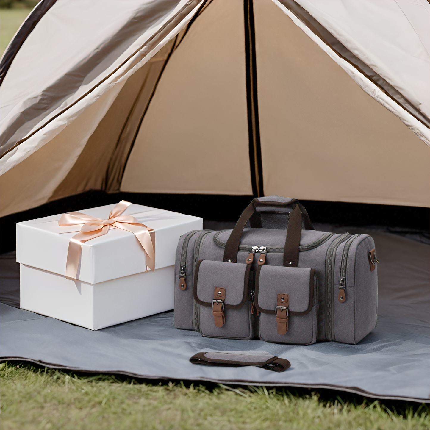 Timberline Vintage Duffel – Rugged Waterproof Waxed Canvas Travel Bag (50L & 60L)