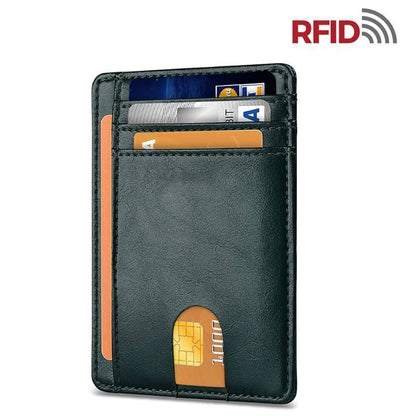 ShieldMate Mens Leather RFID Blocking Wallet - RFID Blocking Credit Card Holder Readi Gear