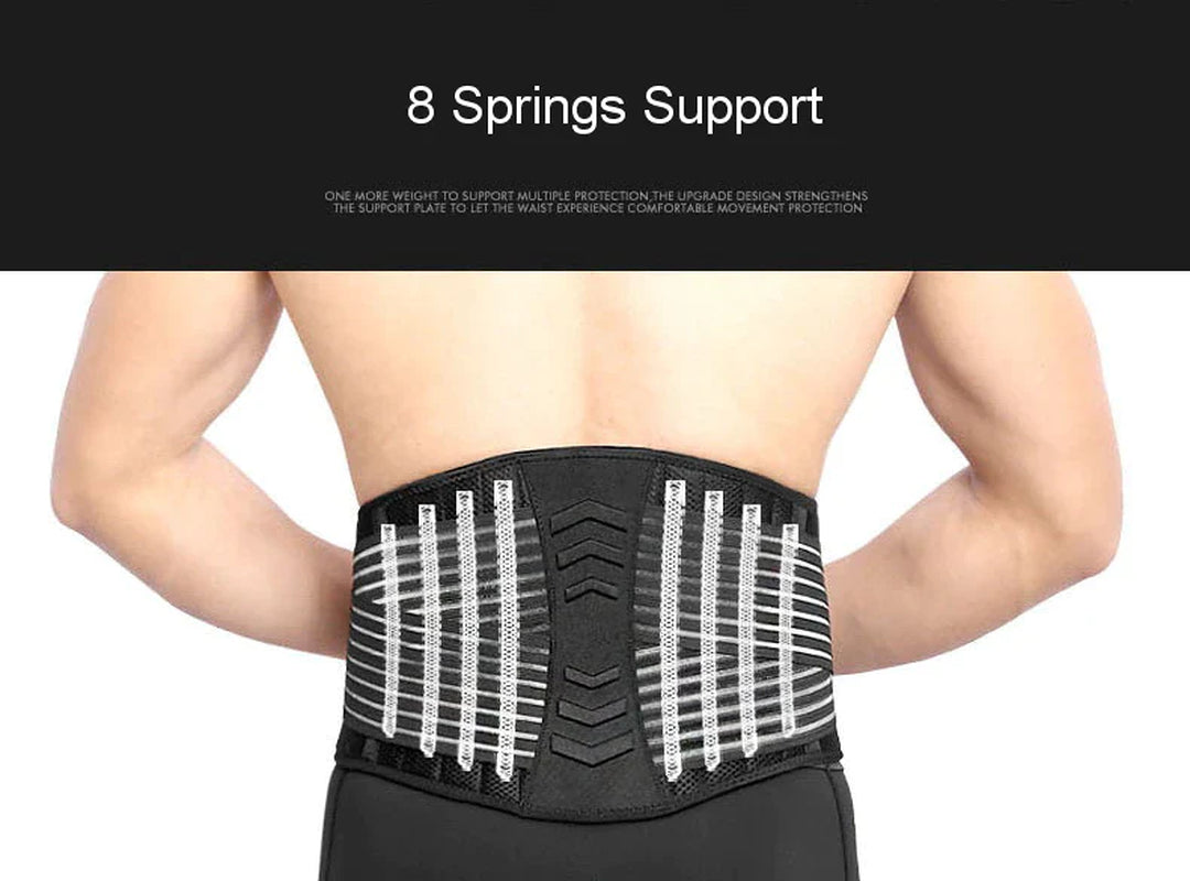 Lower Back Support Brace Lumbar Waist Belt Double Pull Breathable Belt Men Women - Readi Gear