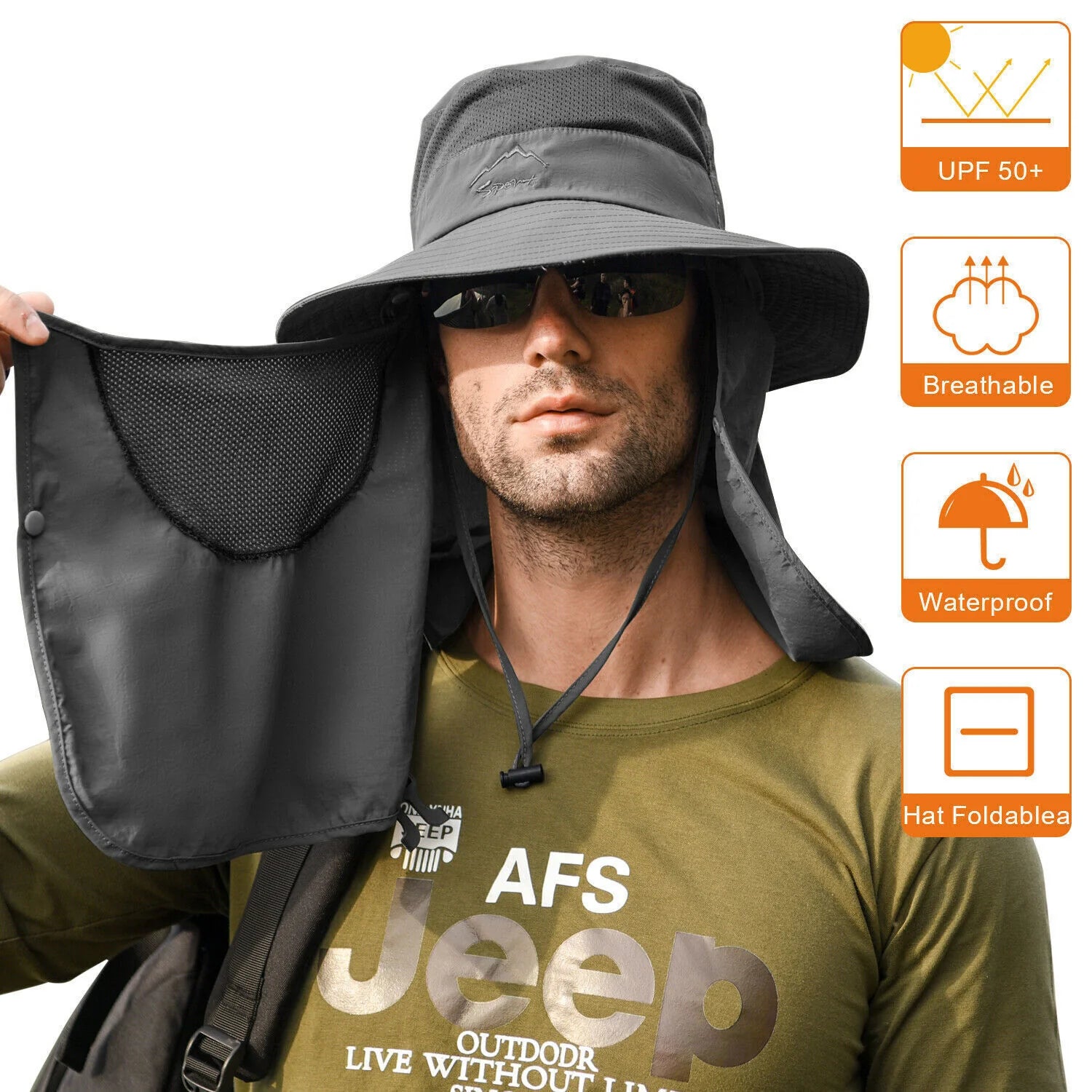 GearTop 360° Protection Sun Hat - GearTop 360° Protection Sun Hat Readi Gear