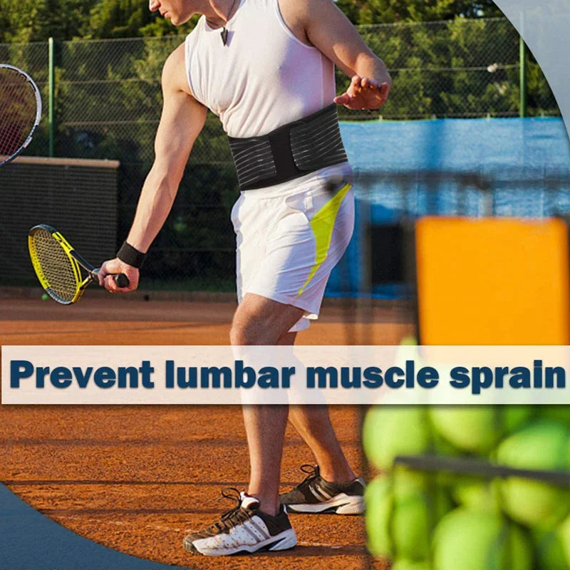 Lower Back Support Brace Lumbar Waist Belt Double Pull Breathable Belt Men Women - Readi Gear