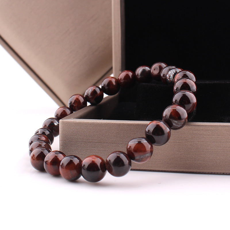 Red Tiger Eye Anti-Fatigue Gemstone Bracelet - Red Tiger Eye Anti-Fatigue Gemstone Bracelet Success Readi Gear