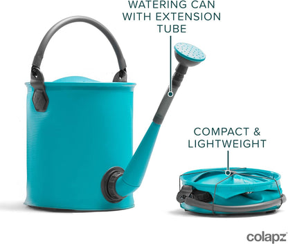 2-in-1 Collapsible Watering Can & Bucket with Spout - 1.5 to 2 Gallon Capacity - Collapsible watering can Readi Gear