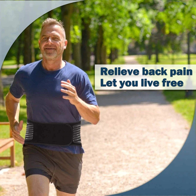 Lower Back Support Brace Lumbar Waist Belt Double Pull Breathable Belt Men Women - Readi Gear