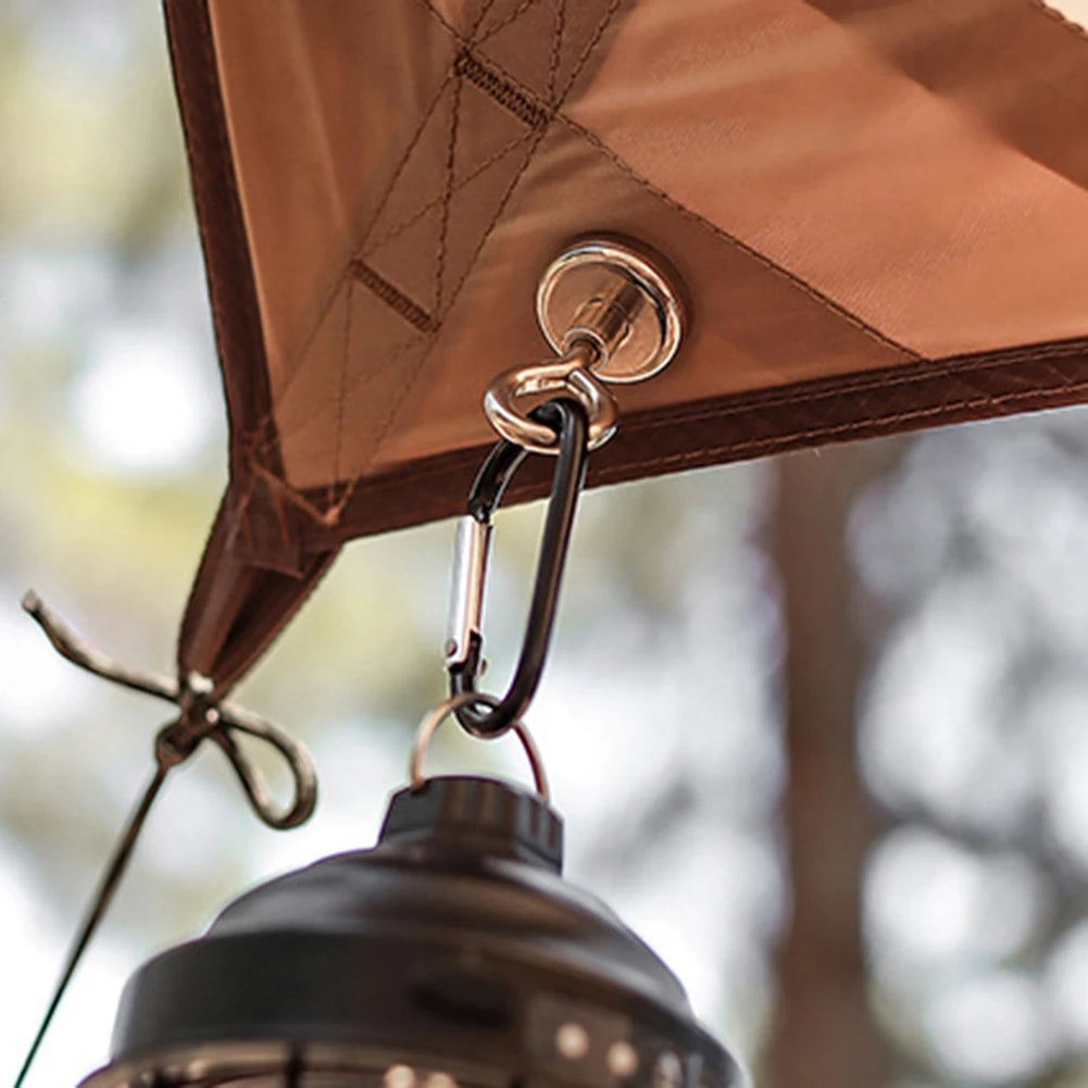 Heavy Duty Magnetic Carabiner Tent Clip for Hanging Gear - 5 Pack - Magnetic carabiner tent clip Readi Gear