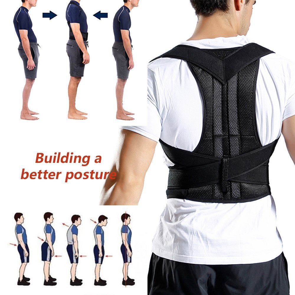 PosturePro Adjustable Back Brace - Relieve Pain & Improve Posture - Readi Gear
