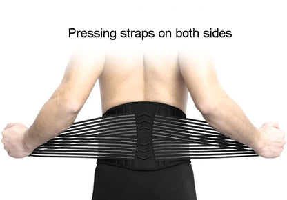 Lower Back Support Brace Lumbar Waist Belt Double Pull Breathable Belt Men Women - Readi Gear
