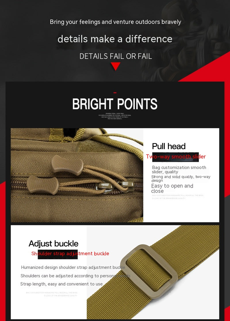 Tactical Trekker - Military Style Crossbody Sling Bag for Men and Women - Readi Gear