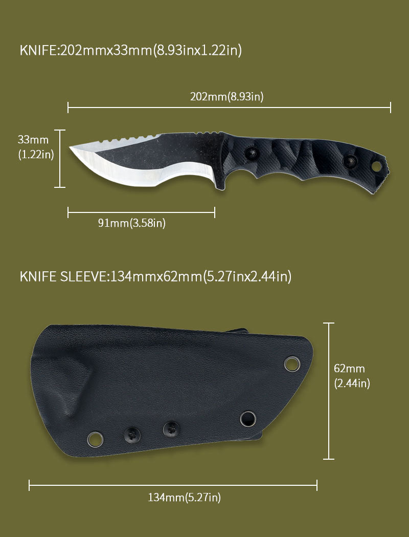 TitanEdge Premium Tactical Survival Knife - survival knife Readi Gear