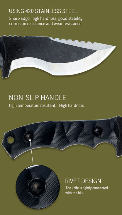 TitanEdge Premium Tactical Survival Knife - survival knife Readi Gear