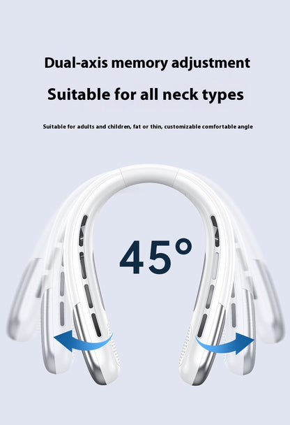 CoolWave Mini Portable USB Bladeless Neck Fan – Silent Operation & 5 Speeds - Neck Cooling Fan Readi Gear