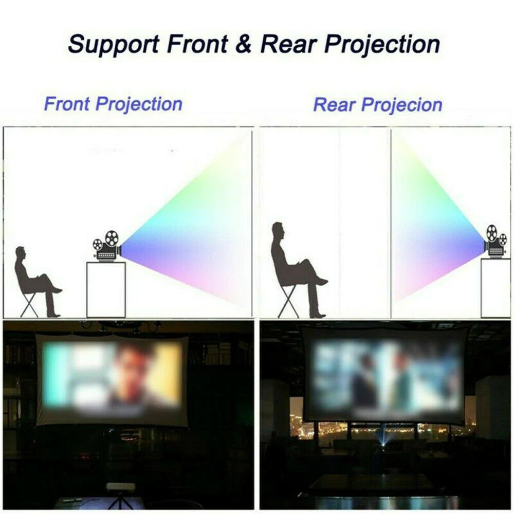ScreenMagic 16:9 Portable HD Projection Screen - Home & Outdoor Use - Projection screen Readi Gear